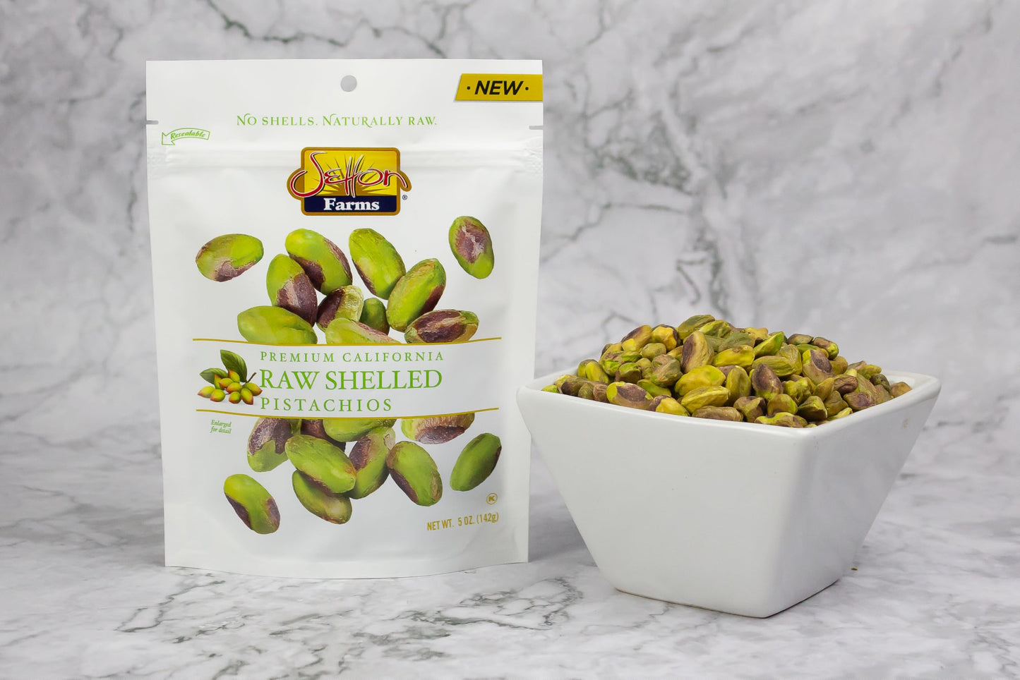 Setton Farms Shelled Pistachios, Non-GMO, Gluten Free, Vegan, 5 Oz, Raw