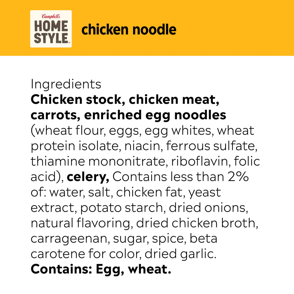 Campbells Homestyle Chicken Noodle Soup, 16.1 OZ Can (Pack of 6)