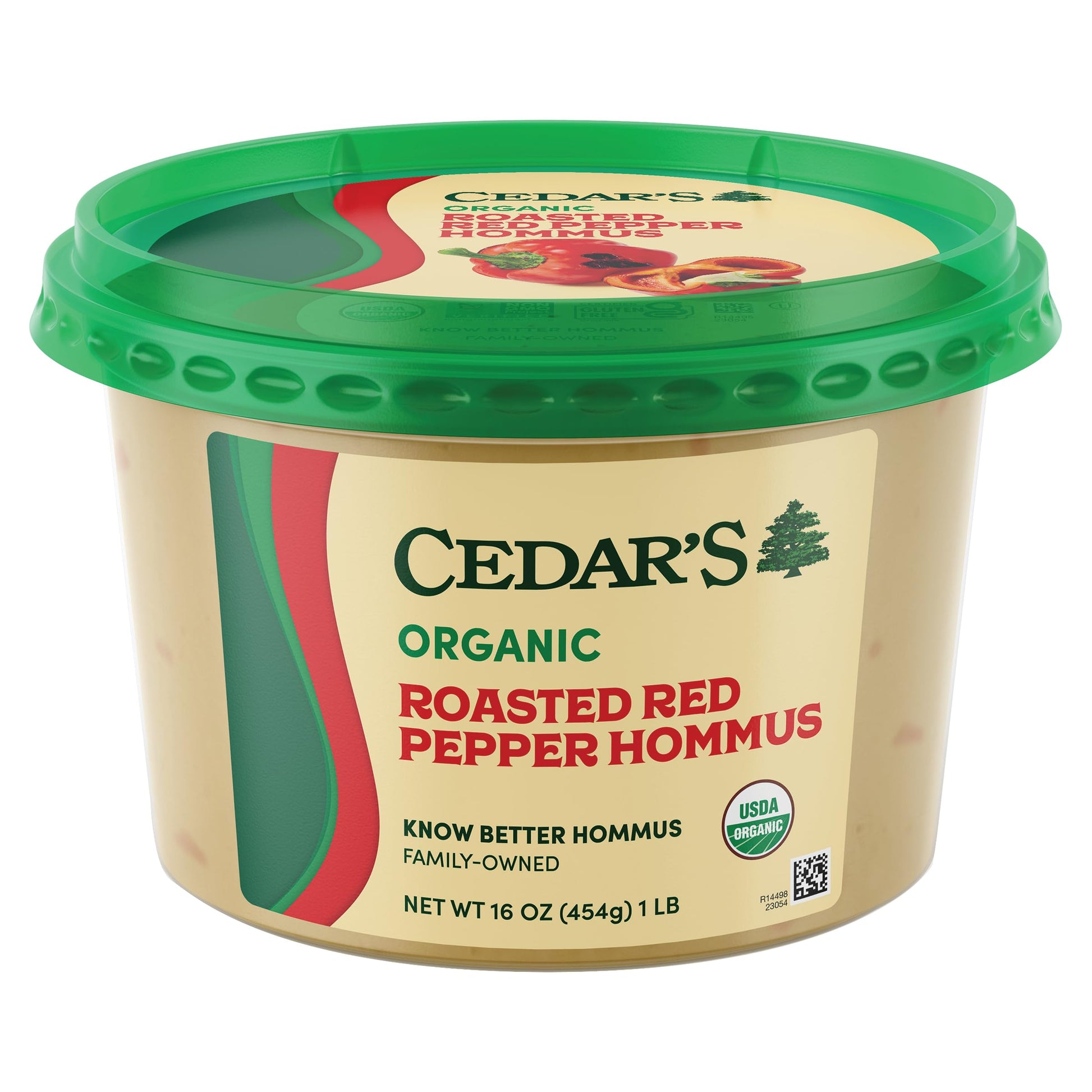 Cedars Organic Roasted Red Pepper Hummus