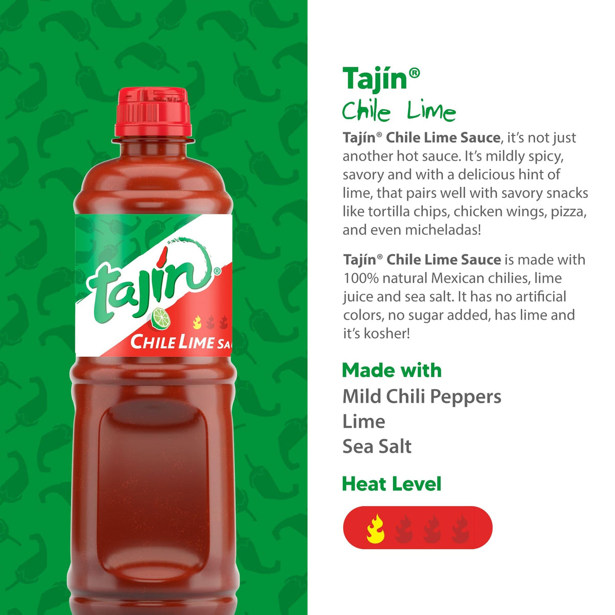 Taj  n Chile Lime Sauce 15.38oz (Pack of 12)