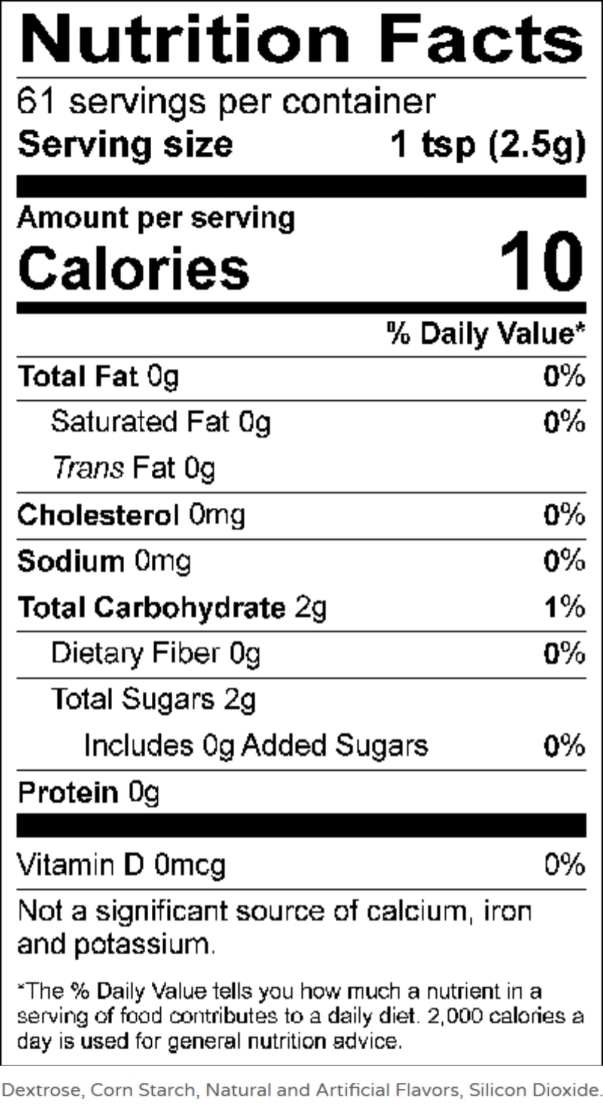 Upouria French Vanilla Flavored Shakeable Topping - (Pack Of 2)