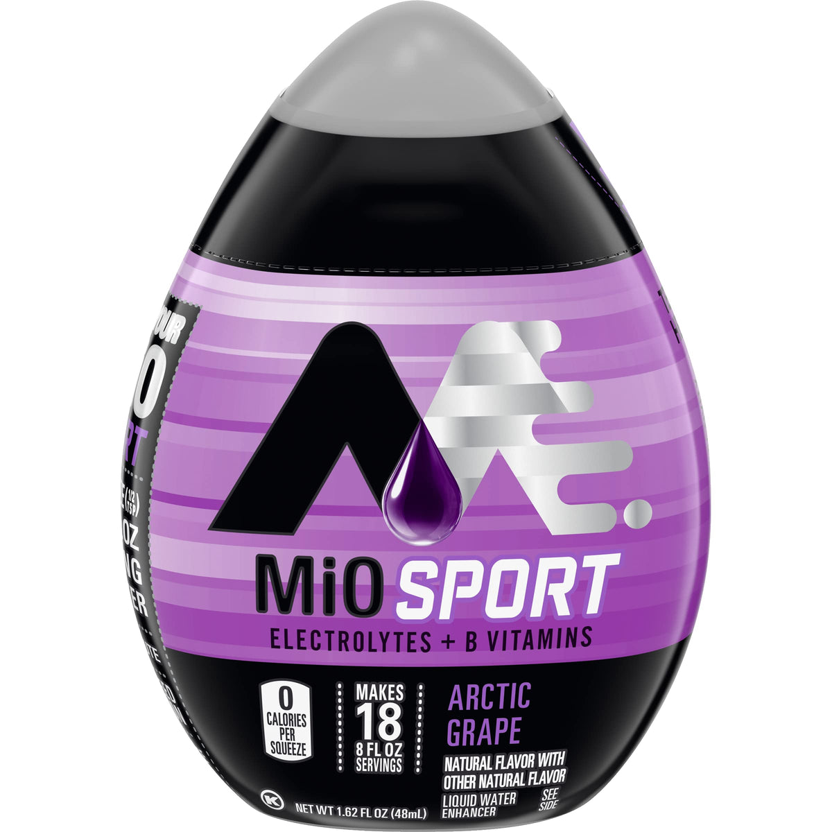Mio Sport Liquid Water Enhancer, Arctic Grape, 1.62 Fluid Ounce (Pack Of 3)