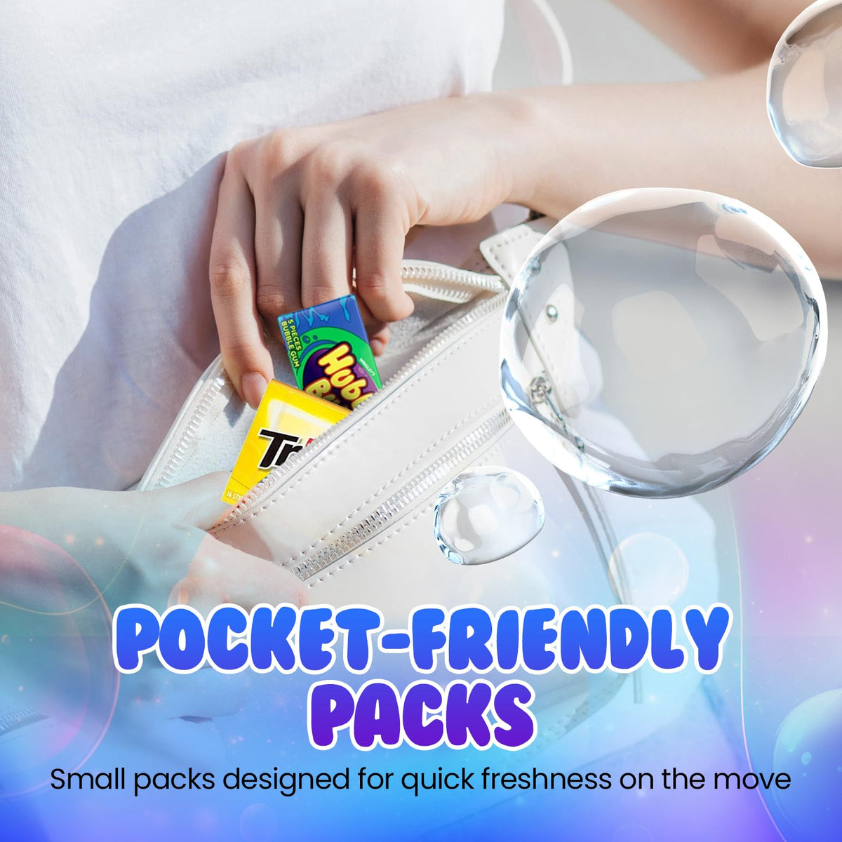 Fruit Flavored Chewing Gum Variety Pack by D.F. LUXURY - 15 Different Packs - 177 Pieces of Gum