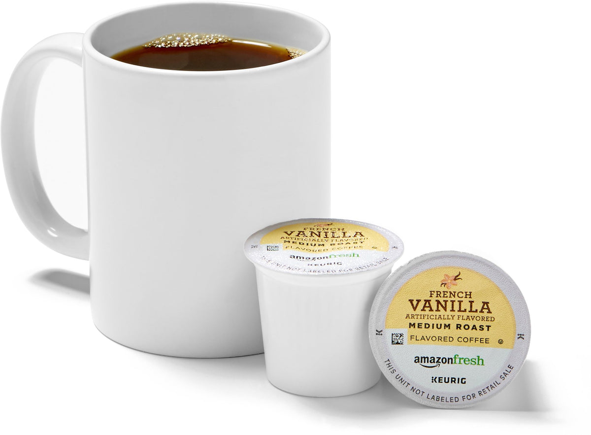 AmazonFresh K-Cups, French Vanilla Flavored, Medium Roast, 80 Count