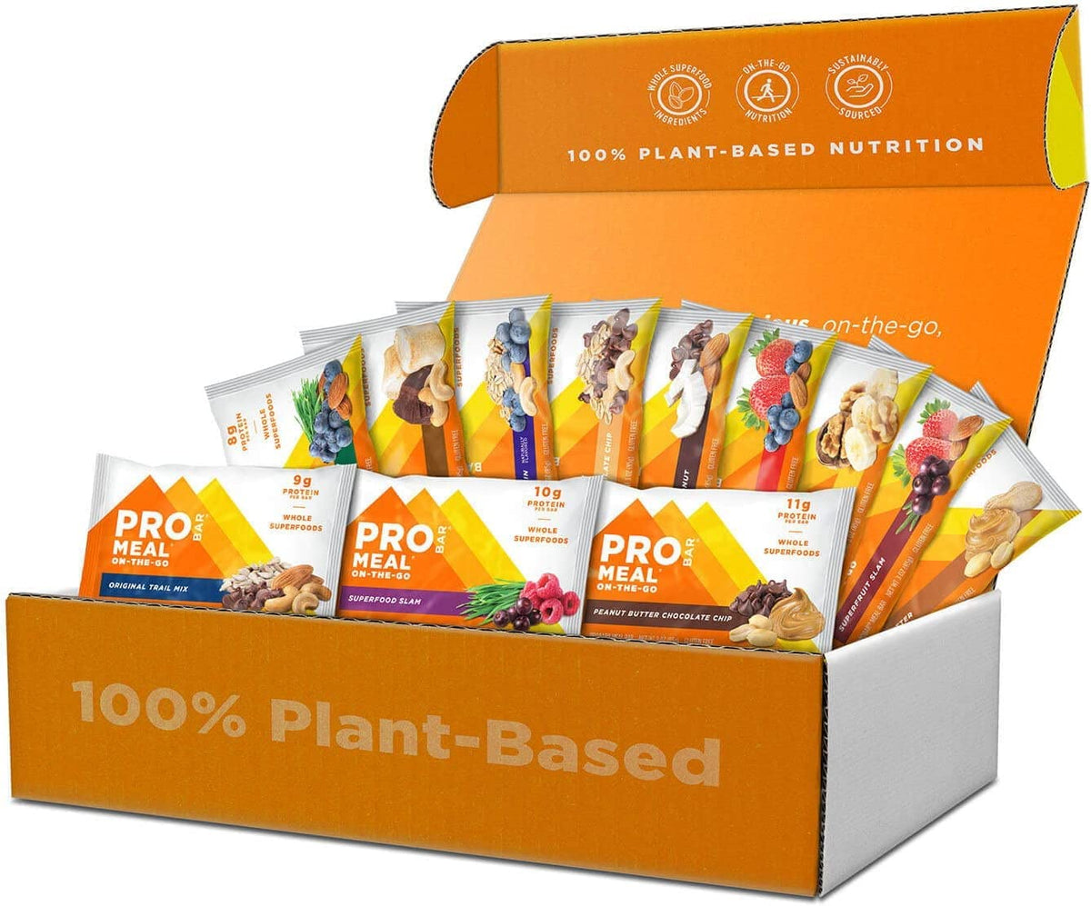 Probar - Meal Bar 12 Flavor Variety Pack - Natural Energy, Non-Gmo, Gluten-Free, Plant-Based Whole Food Ingredients, 3 Ounce (Pa