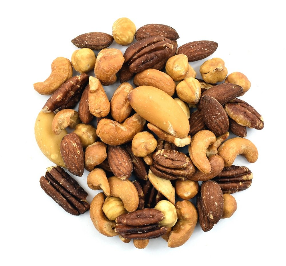 Anna and Sarah Premium Mixed Nuts, Roasted Unsalted, No Peanuts, 2 lbs, Resealable Bag