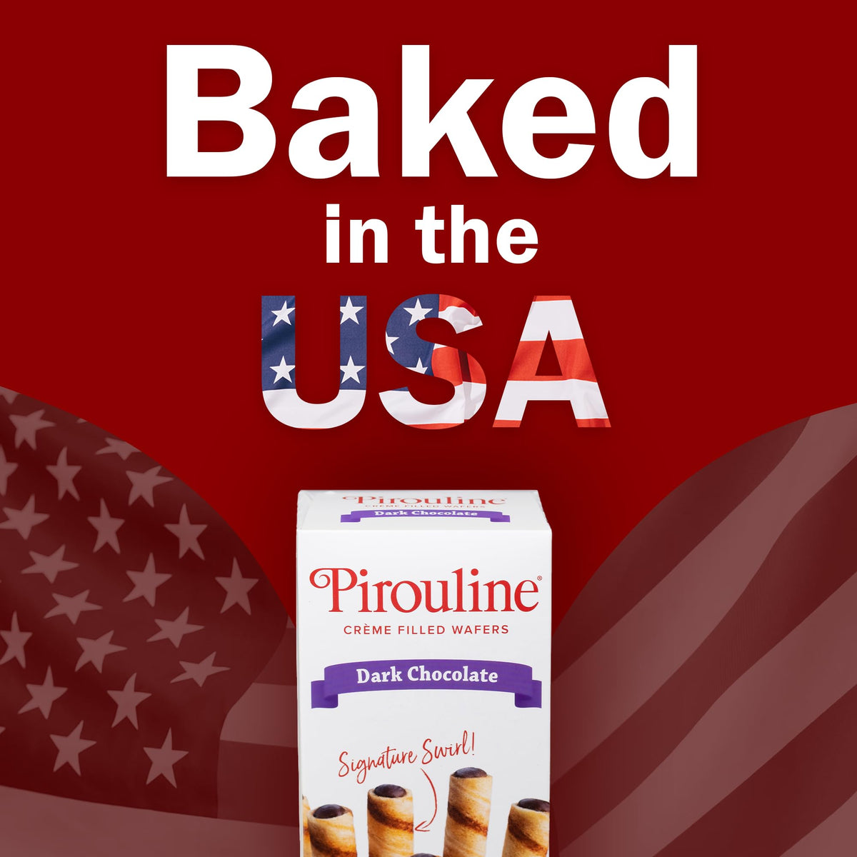 Pirouline Rolled Wafers – Dark Chocolate – Rolled Wafer Sticks, Crème Filled Wafers, Rolled Cookies For Coffee, Tea, Ice Cream, Snacks, Parties, Gifts, Birthdays – 3.25Oz Carton 12 Pack