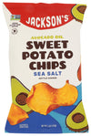 Jacksons Avocado Oil Kettle Cooked Sweet Potato Chips, Sea Salt, 5 oz