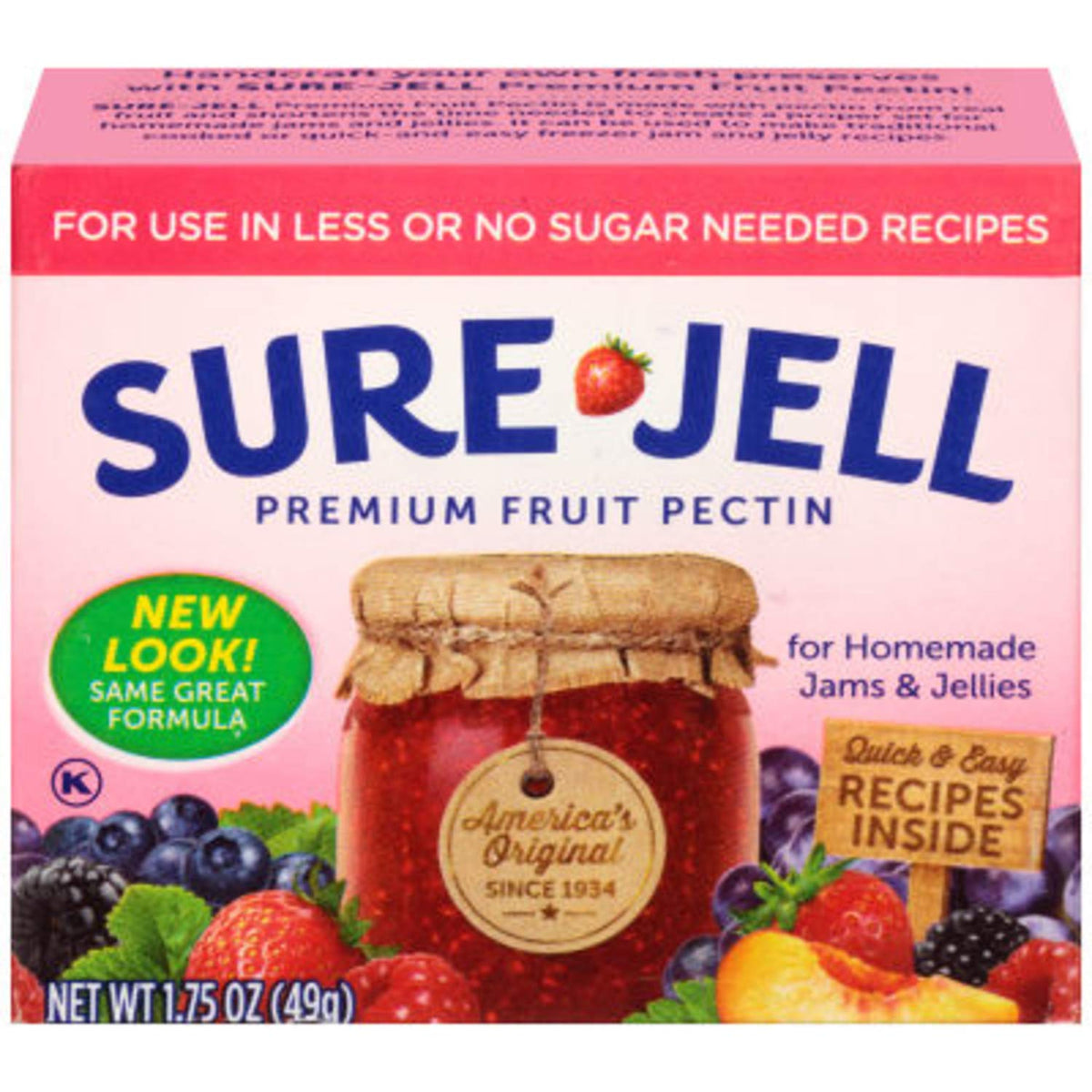 Sure Jell No Sugar Pectin, 1.75 oz (Pack of 2)