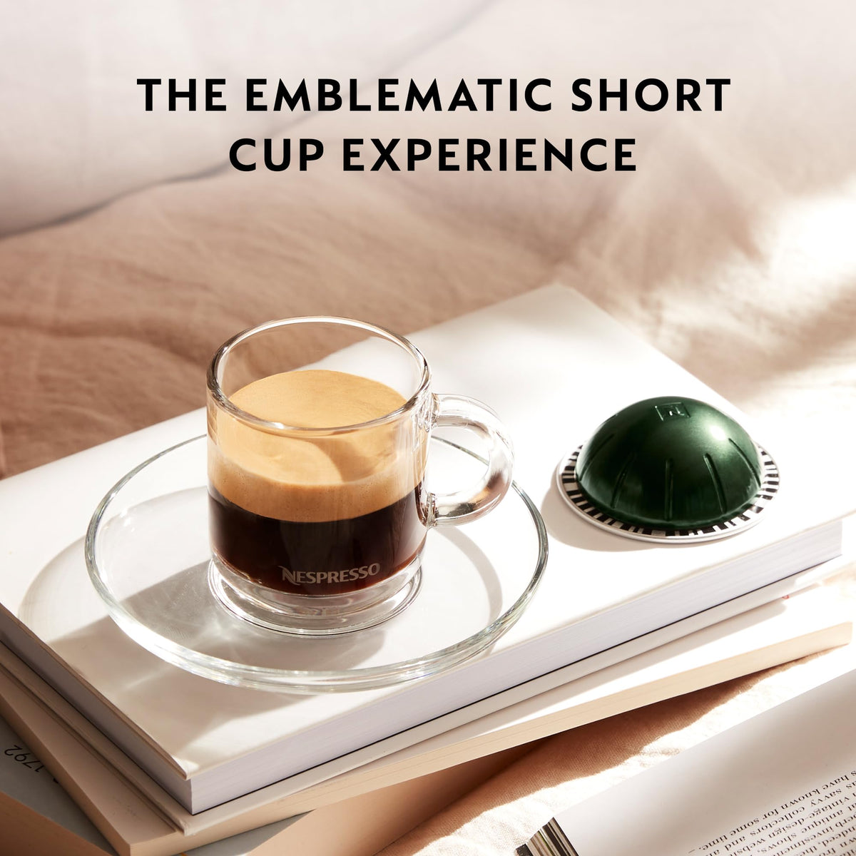 Nespresso compact pieces Vertuo Orafio Medium Roast Espresso Pods 50-Count, Brews 1.35 oz.