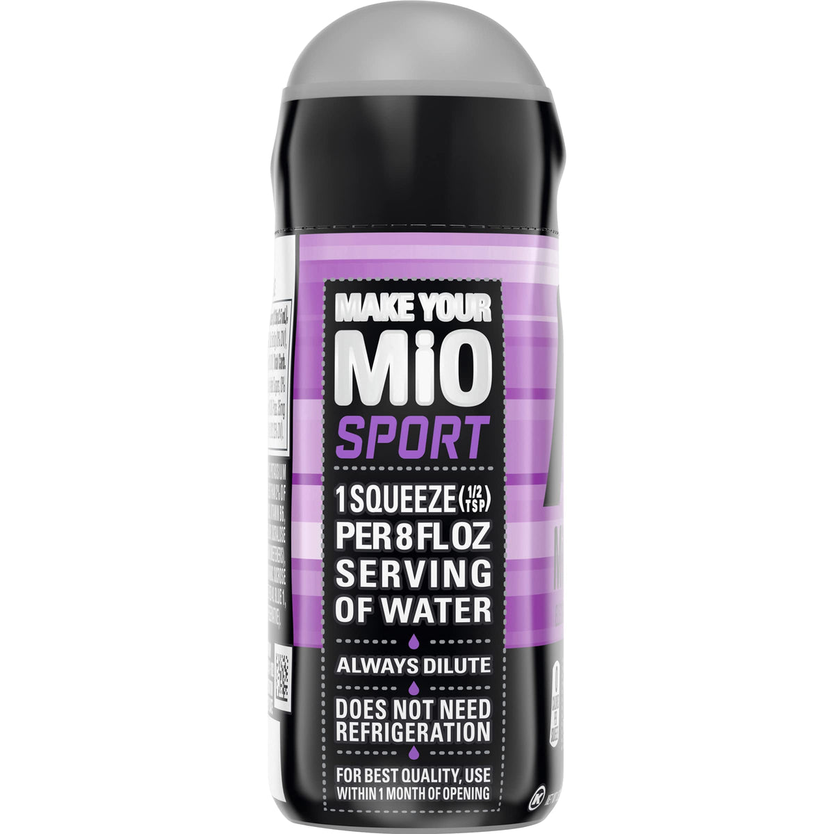 Mio Sport Liquid Water Enhancer, Arctic Grape, 1.62 Fluid Ounce (Pack Of 3)