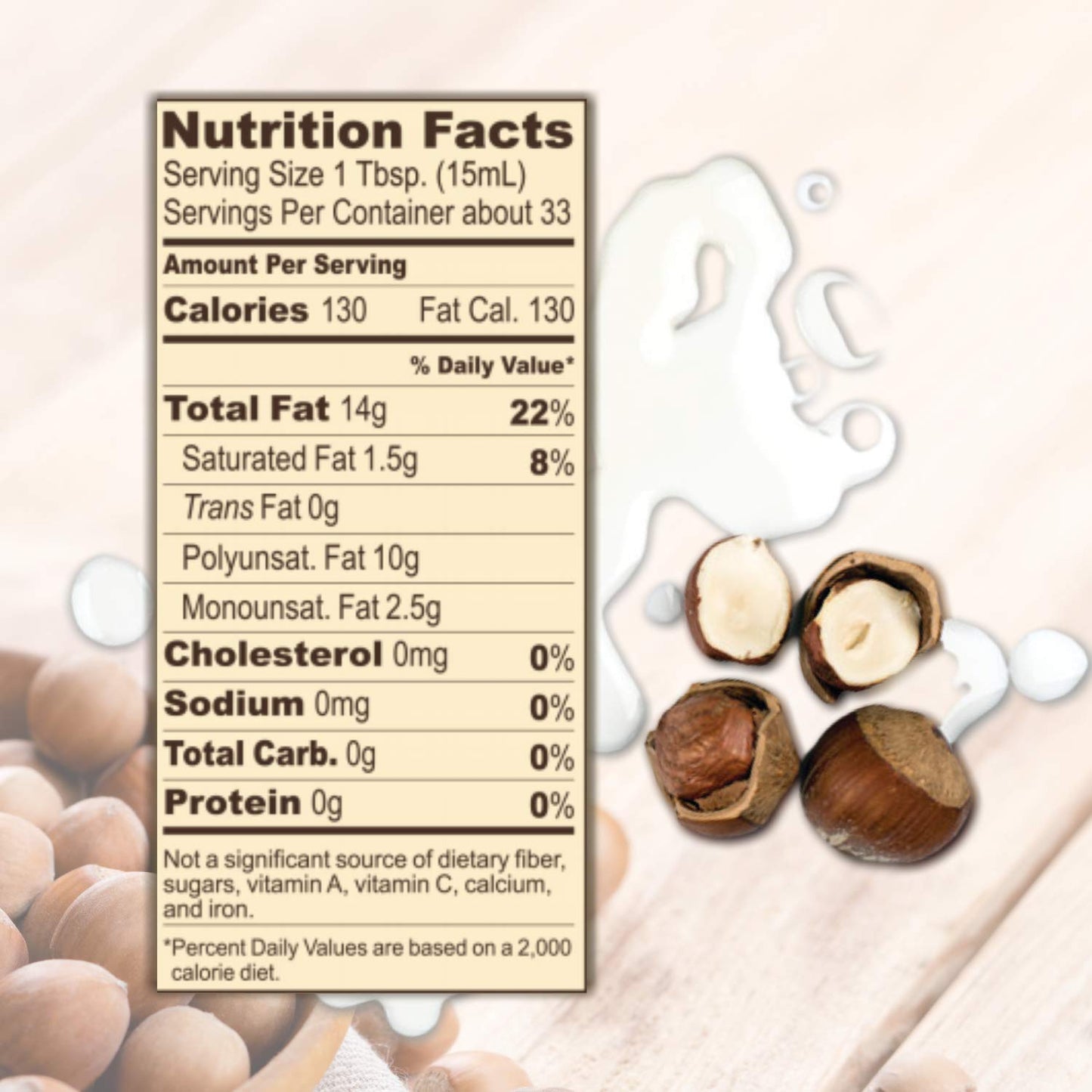 Roland Foods Roasted Hazelnut Oil, Specialty Imported Food, 16.9 Fl Oz Can