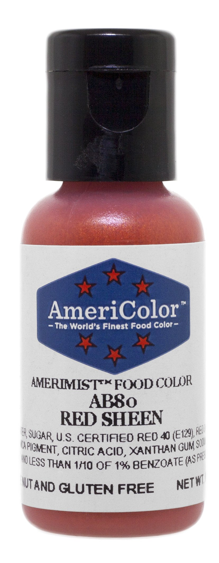 Americolor Amerimist Airbrush Color .65 Ounce, Red Pearl Sheen