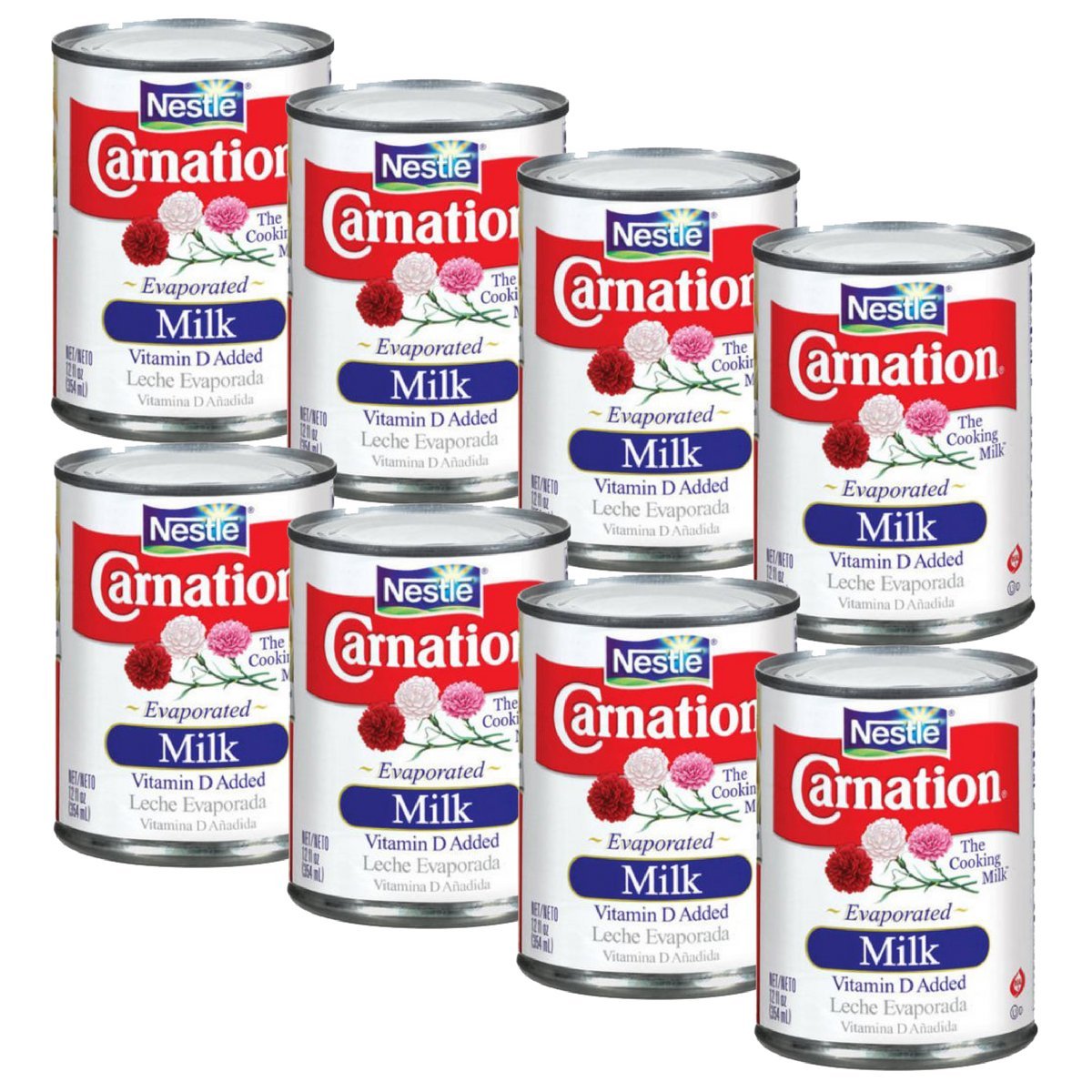 Nestl   Carnation Evaporated Milk 12Oz (Pack Of 8)