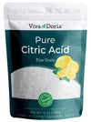Viva Doria 100% Pure Citric Acid  Food Grade  Fine Grain  12 oz (340 g)