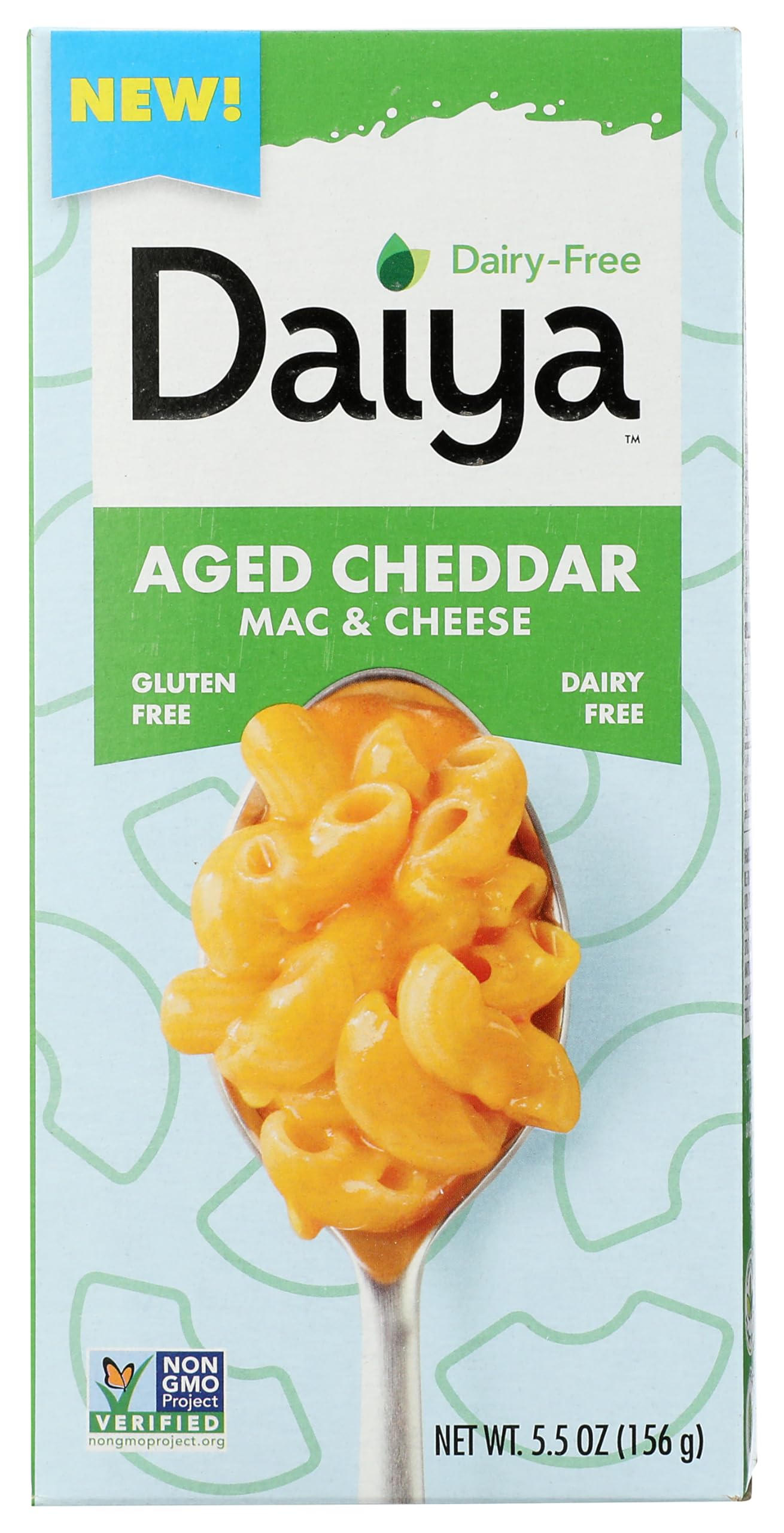 DAIYA Aged Cheddar Mac and Cheese, 5.5 OZ