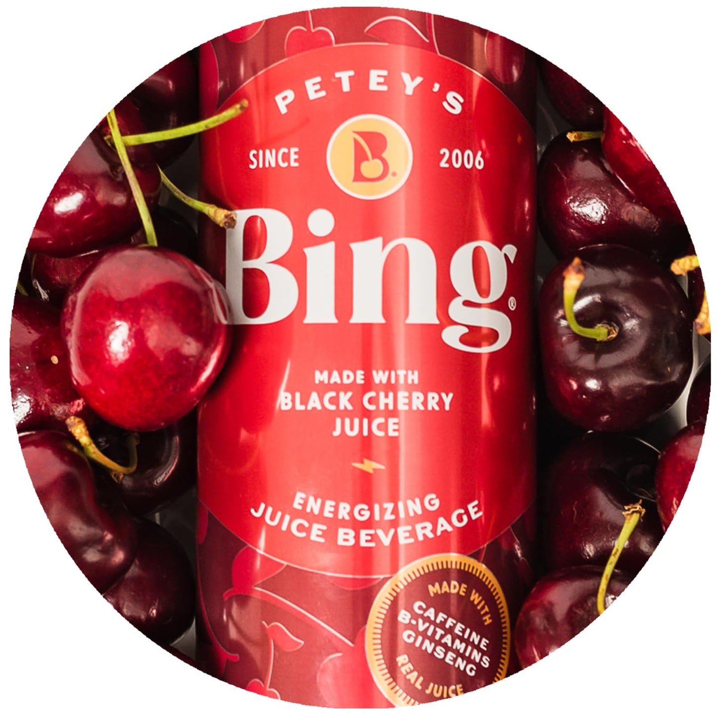 Bing Black Cherry Beverage, 12 Fl Oz, Pack of 12