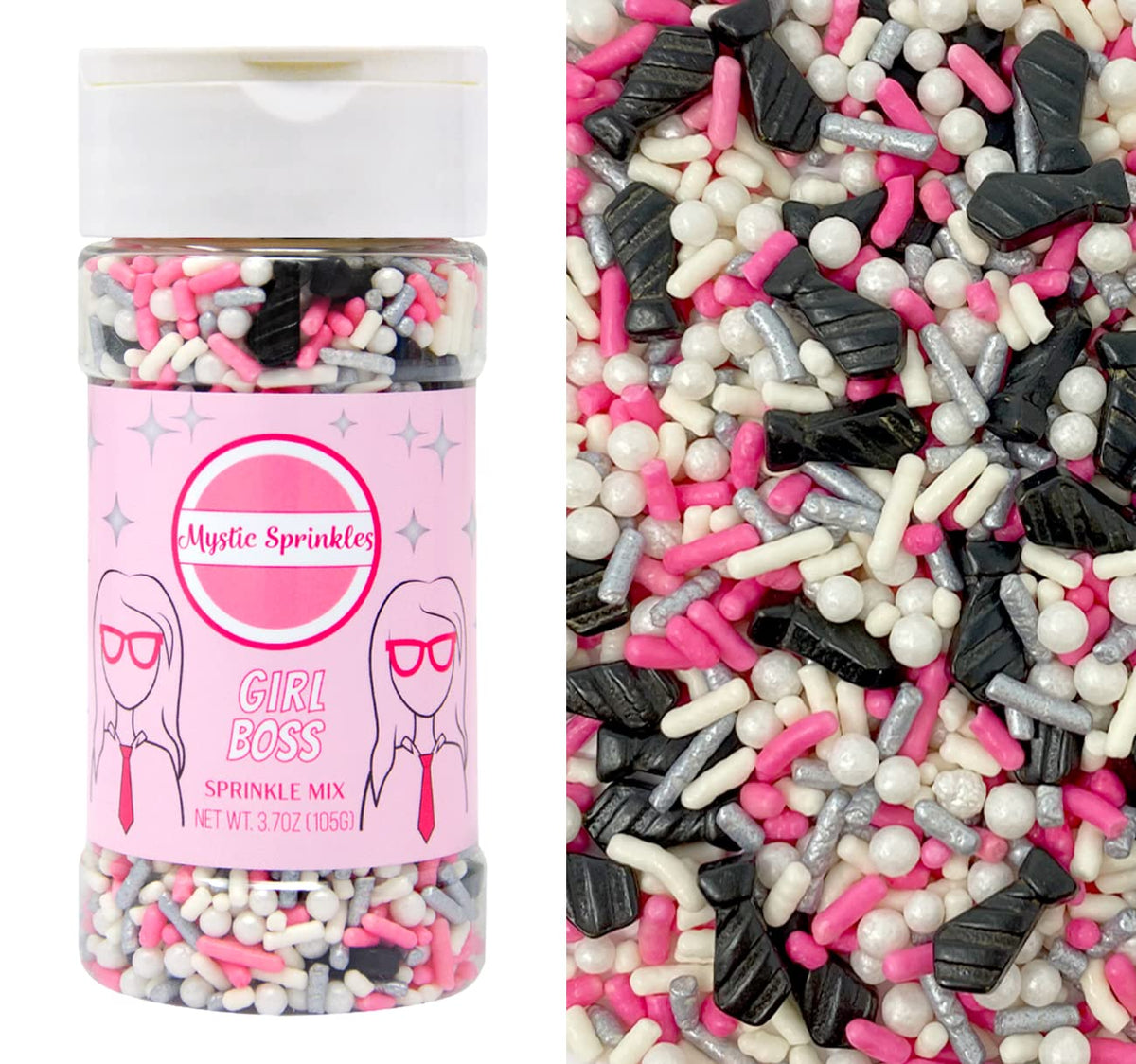 Mystic Sprinkles Sprinkle Mixes (Girl Boss Sprinkle Mix 3.7oz)