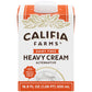 Califia Farms - Heavy Whip Cream Dairy Free Substitute 16.9 Oz, Soy Free, Plant Based, Vegan, Non GMO, Sugar Free, Heavy Whippin