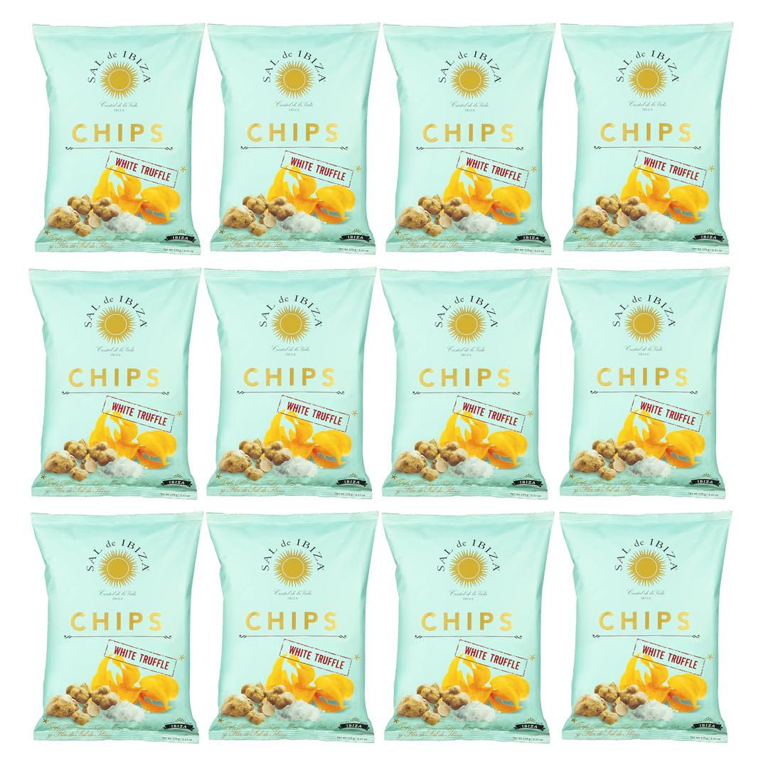 Sal de Ibiza White Truffle Potato Chips - 1.6 oz Bags (12-Pack)