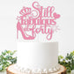 LINGBOOM Rose Gold Glitter Cake Topper for 40th Birthday, Cardstock, Model C-Fabulous at -P, Size ZJ1131
