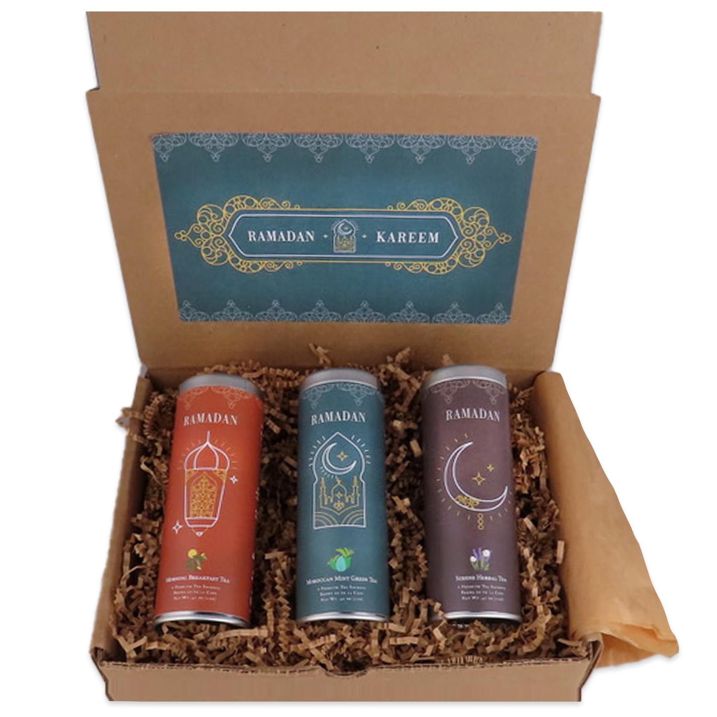 La Tea Dah Gourmet Tea Gift Basket - Fine Tea Assortment for Ramadan and Eid, Beautifully Packaged