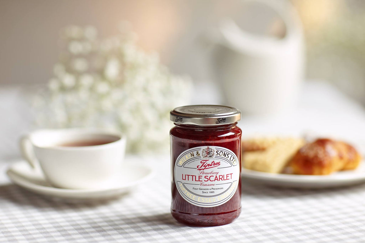 Tiptree Little Scarlet Strawberry Preserve, 12 Ounce Jar, Red, Model 550268