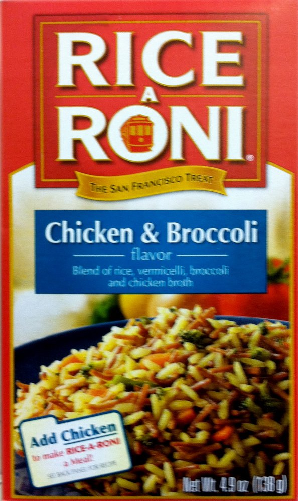 RiceARoni CHICKEN & BROCCOLI Flavor 4.9oz (8 pack)