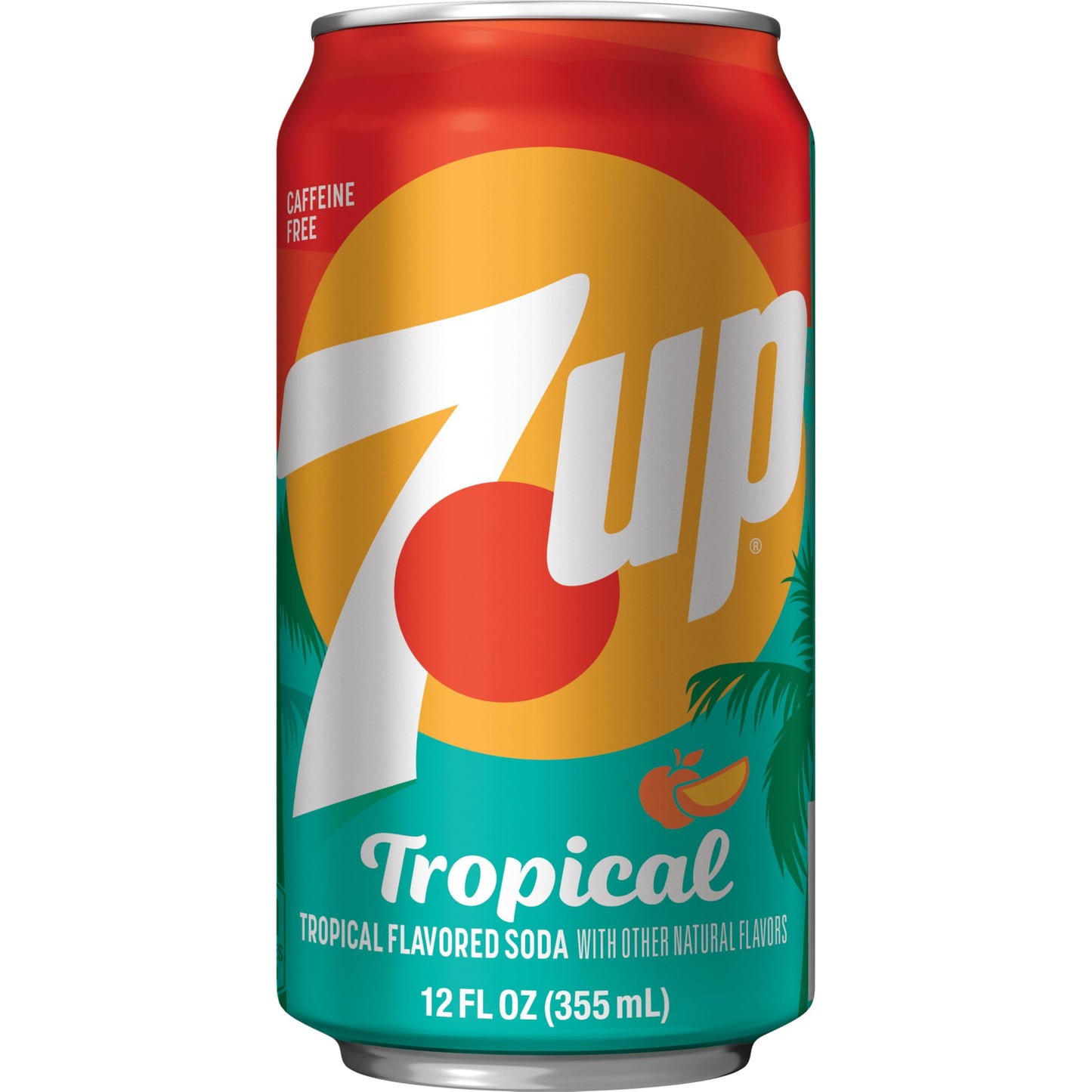 7UP Tropical Soda  12 fl oz cans  12 pack