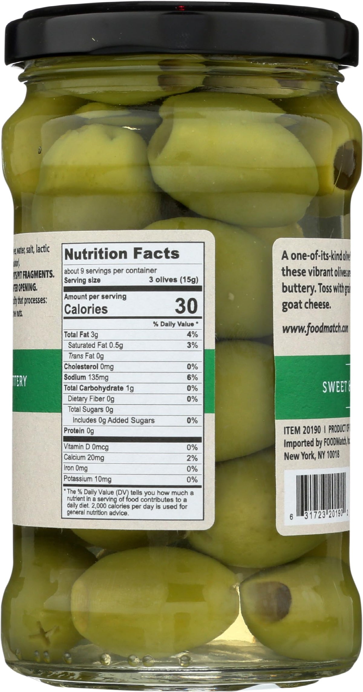 Divina - Olives Pitted Frescatrano - Case of 6 - 4.9 OZ (6x4.9 OZ)