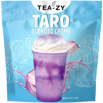 Taro Milk Tea Powder [3 Lbs] (45 Servings) Taro Powder For Bubble Tea. Taro Powder Bulk Format Bubble Tea Powder Suitable For Bo