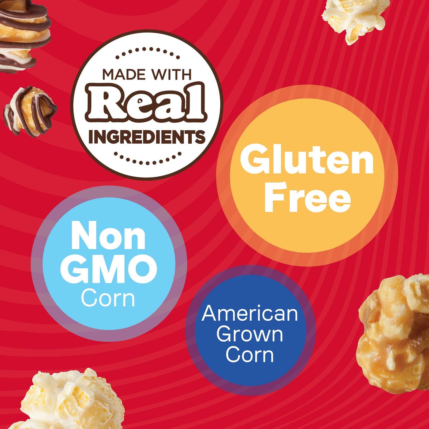 Popcornopolis Gourmet Popcorn (24PK) Nearly Naked Perfectly Salted, Simple Ingredients, Snack Size Bags, Non-GMO, Gluten-Free