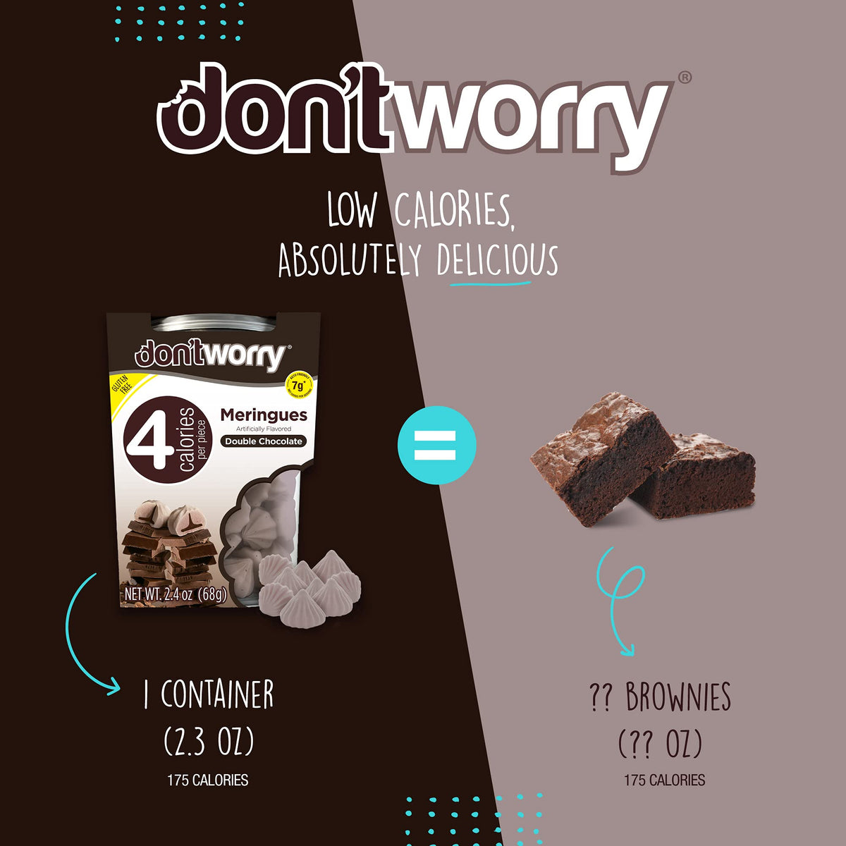 Don'T Worry Keto Friendly Meringue Cookies - Chocolate Filled Cookies, 4 Calorie Meringue Gluten Free Cookies, Low Carb And Suga