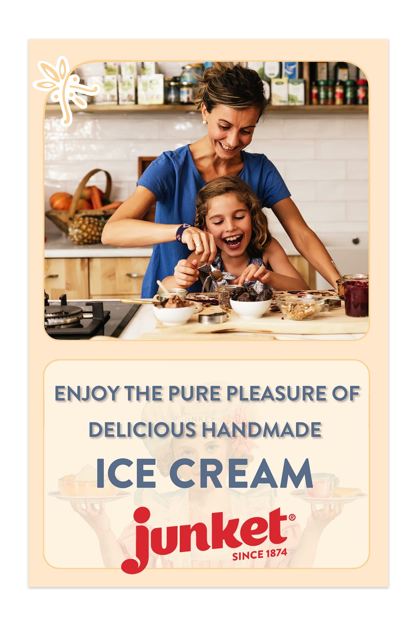 Junket Very Vanilla Ice Cream Mix, 4 Ounce Pack, Easy to Use Dessert Mix