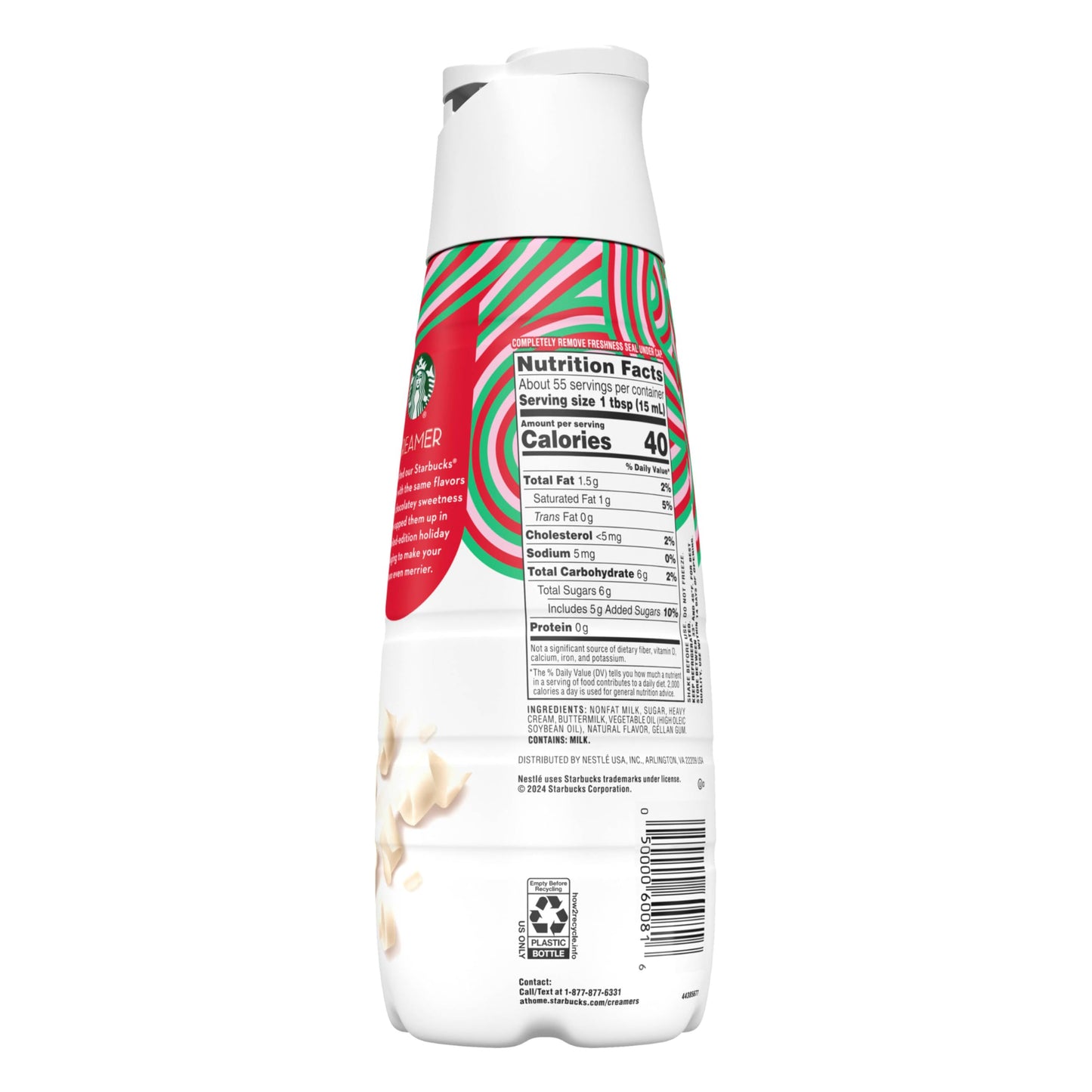 Starbucks Liquid Coffee Creamer, White Chocolate Creamer