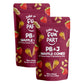 Just The Fun Part | Bite-Size Crispy Mini Waffle Cones | Filled With Enhanced Belgian Chocolate | Great For Snacks, Desserts, Grab & Go | Kosher | 4.23 Ounce (Pack Of 2, Peanut Butter, Strawberry Jelly)
