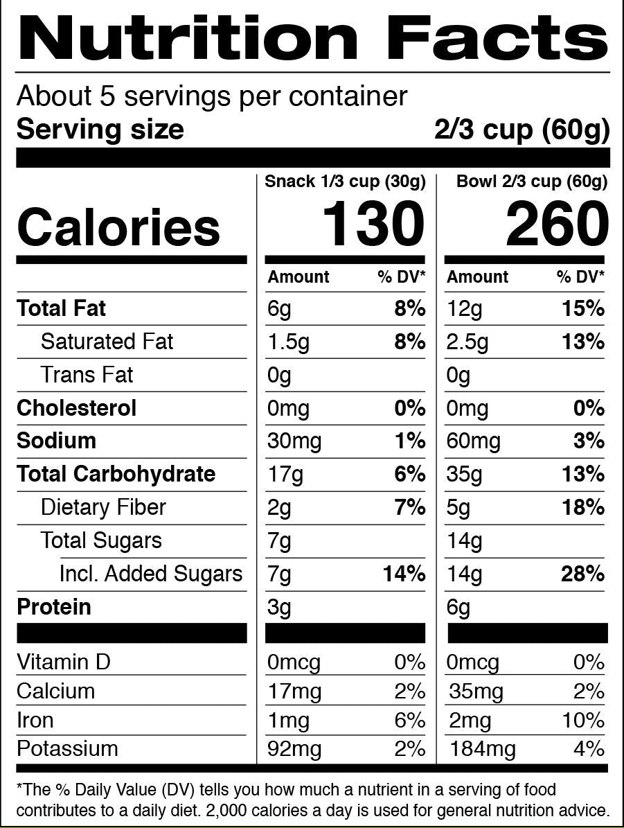 Jessicas Natural Foods Gluten-Free Vanilla Maple Granola, 11 oz - All-Natural, Non-GMO Breakfast Cereal and Snack