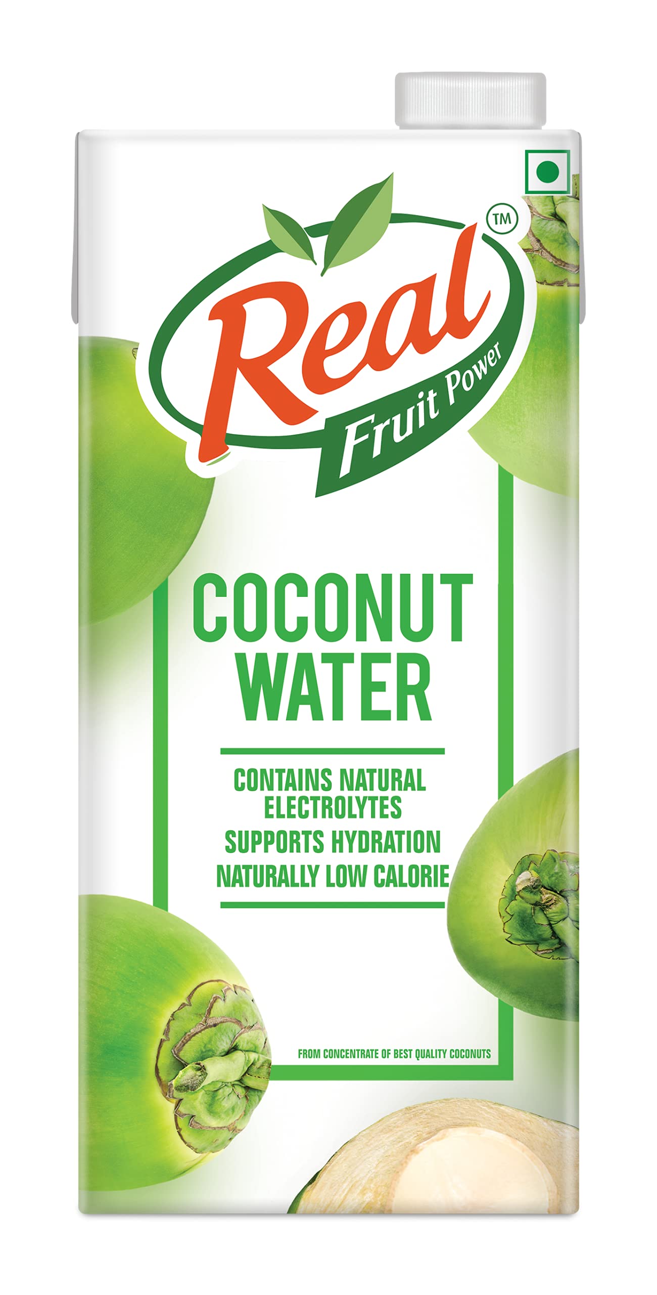 Real Fruit power Coconut Water 1 LTR Tetra Pk