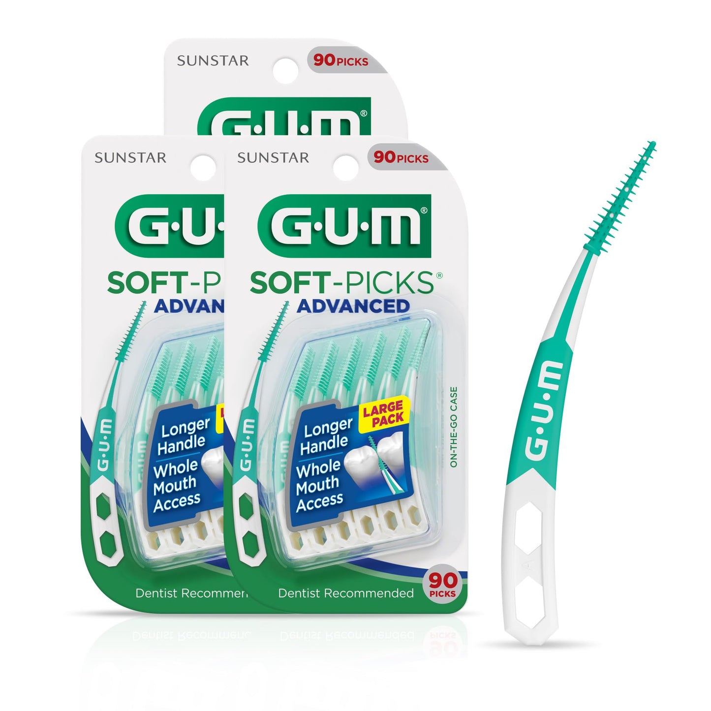 Gum-6505A Soft-Picks Advanced Dental Picks (Pack Of 270)