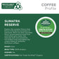 Green Mountain Coffee Roasters Sumatra Reserve Keurig Single-Serve K-Cup pods, Dark Roast Coffee, 72 Count (6 Packs of 12)