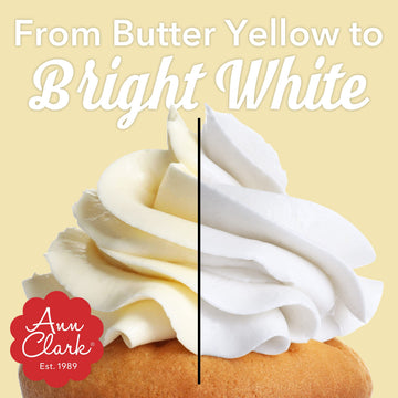 Ann Clark Bright White Food Coloring Gel Large 4.5 Oz Professional Grade Made In Usa