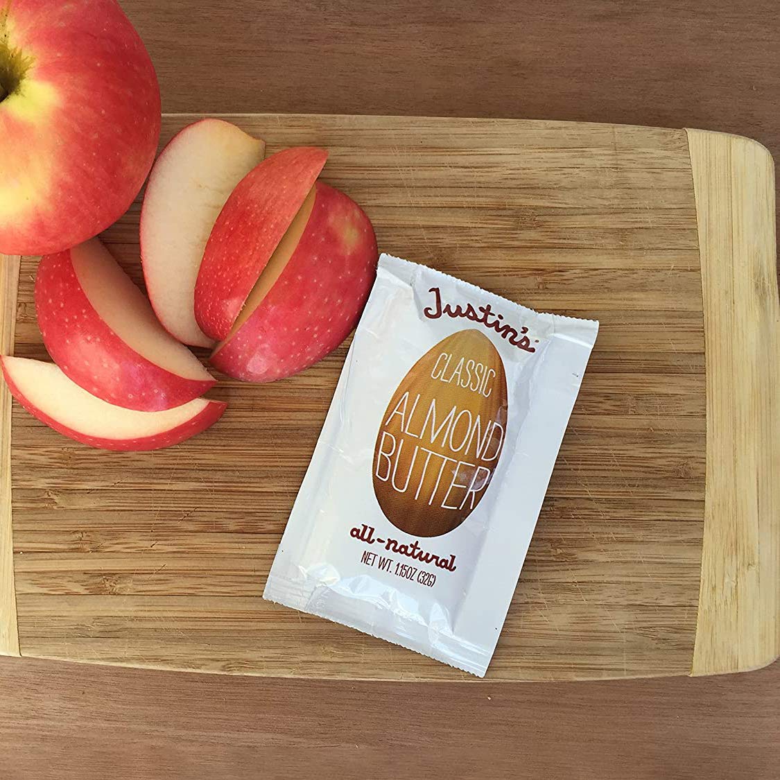 Justins Classic Almond Butter Squeeze Packs, Gluten-Free, 1.15 Ounce (Pack of 10)