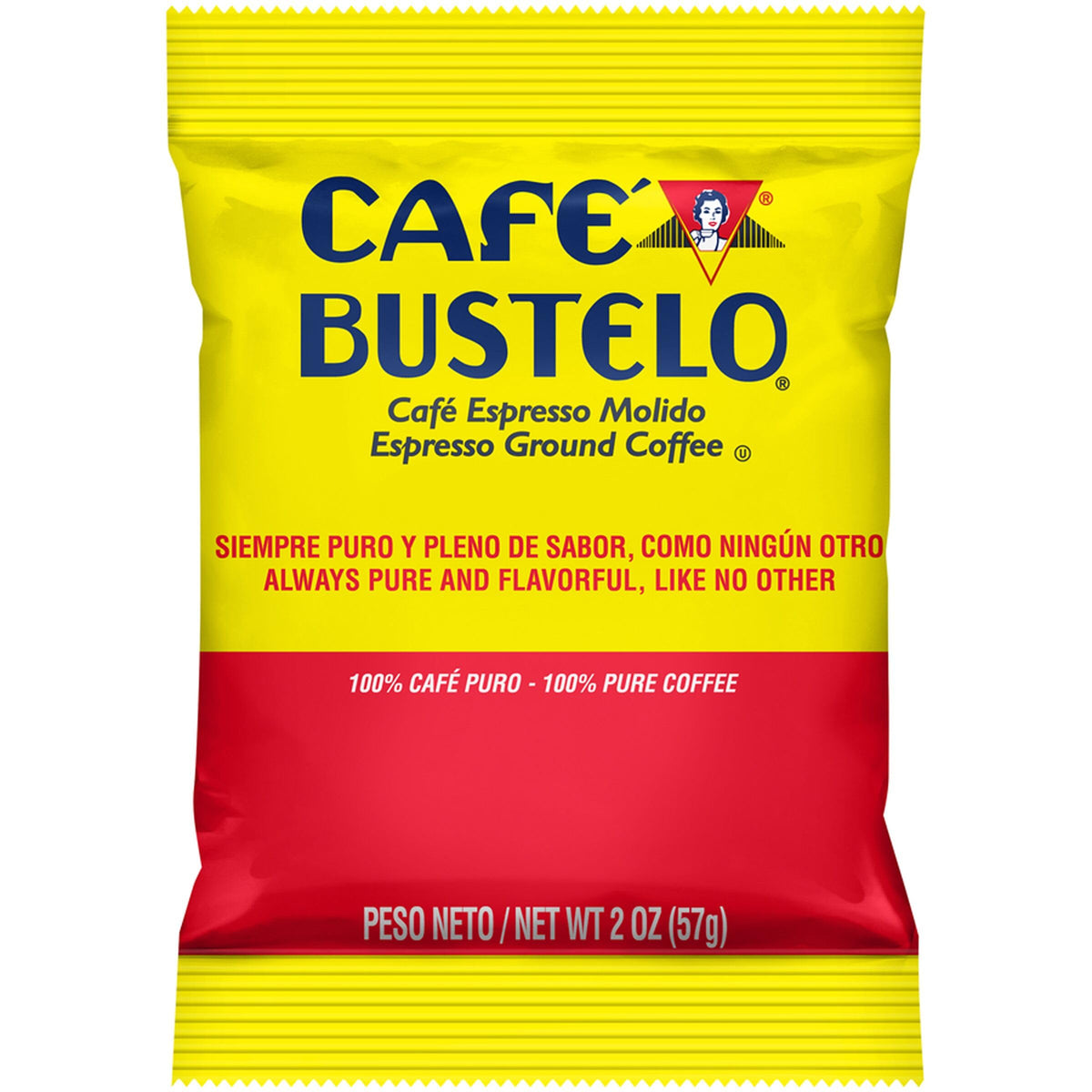 Caf   Bustelo Coffee Espresso Style Ground Coffee, 30- 2 Ounce Fraction Packets, Frac Packs
