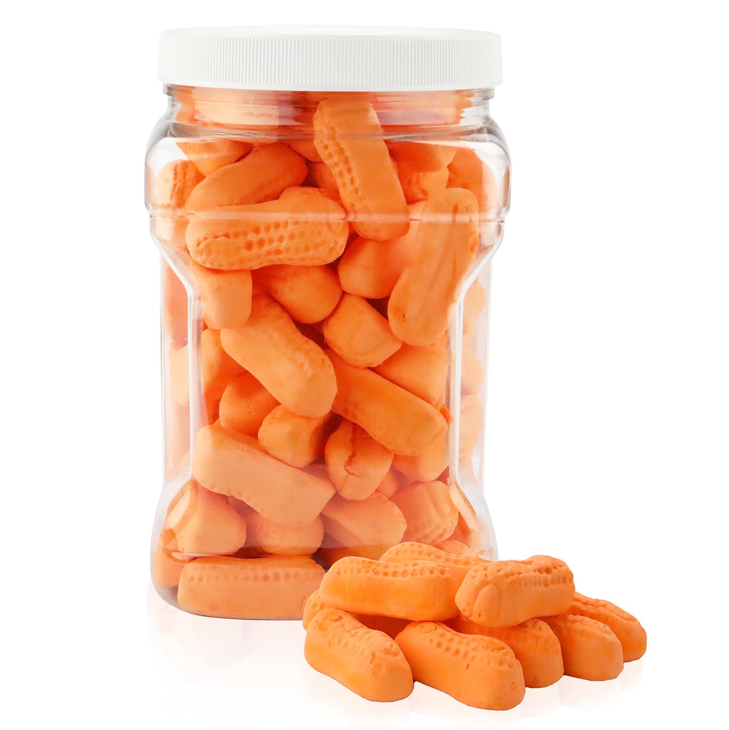 Sarah s Candy Factory Circus Peanuts Marshmallow | Spangler Retro Candy in Jar, 1.5 Lbs