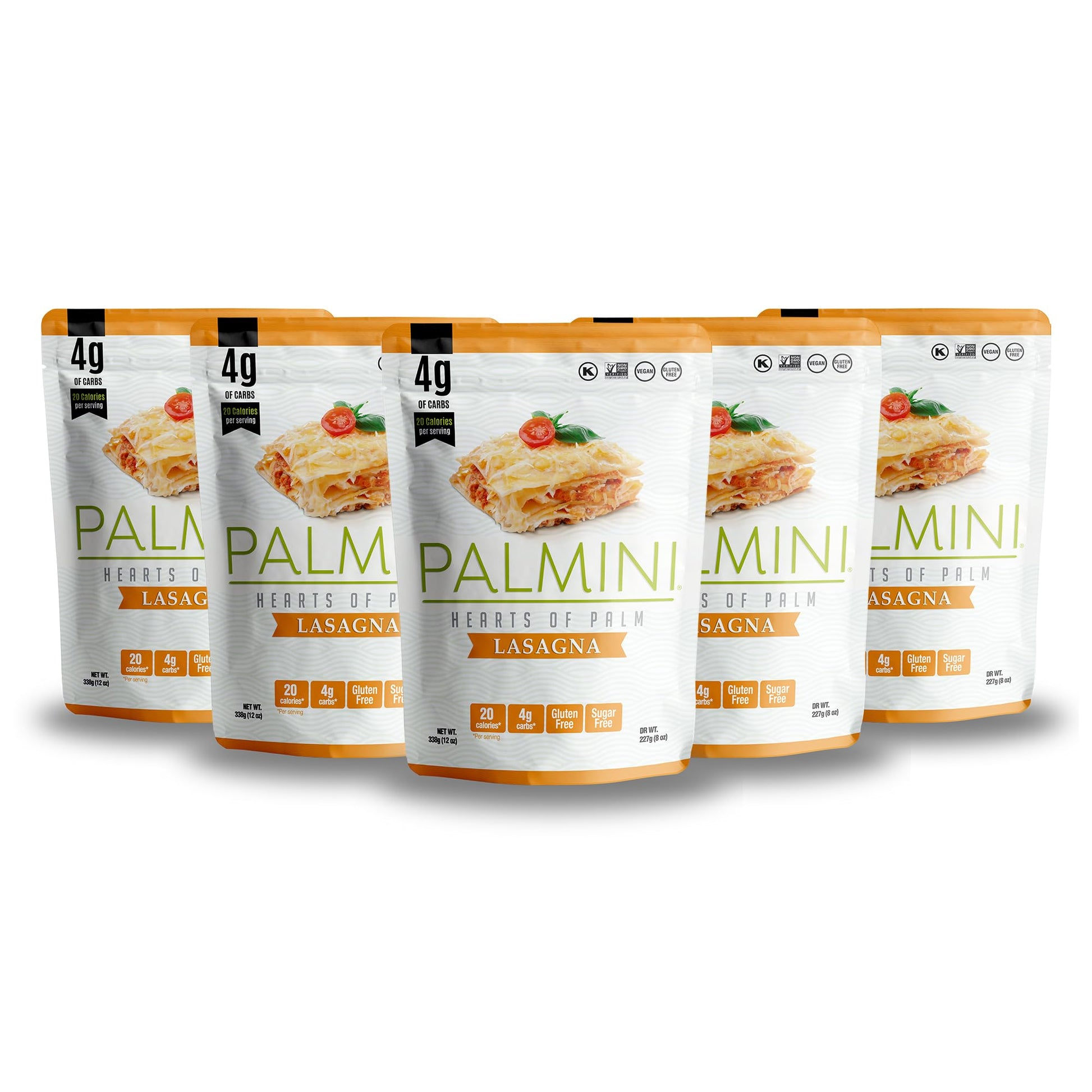 Palmini Lasagna Sheets - Low-Carb, Gluten-Free, Vegan, Non-GMO, 12 Ounce (Pack of 6)