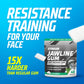 GYMGUM Jawline Gum Ultra Hard Chewing Gum | No Calories, No Sugar, No Artificial Sweeteners | Keto Friendly Mewing Gum for Jawli