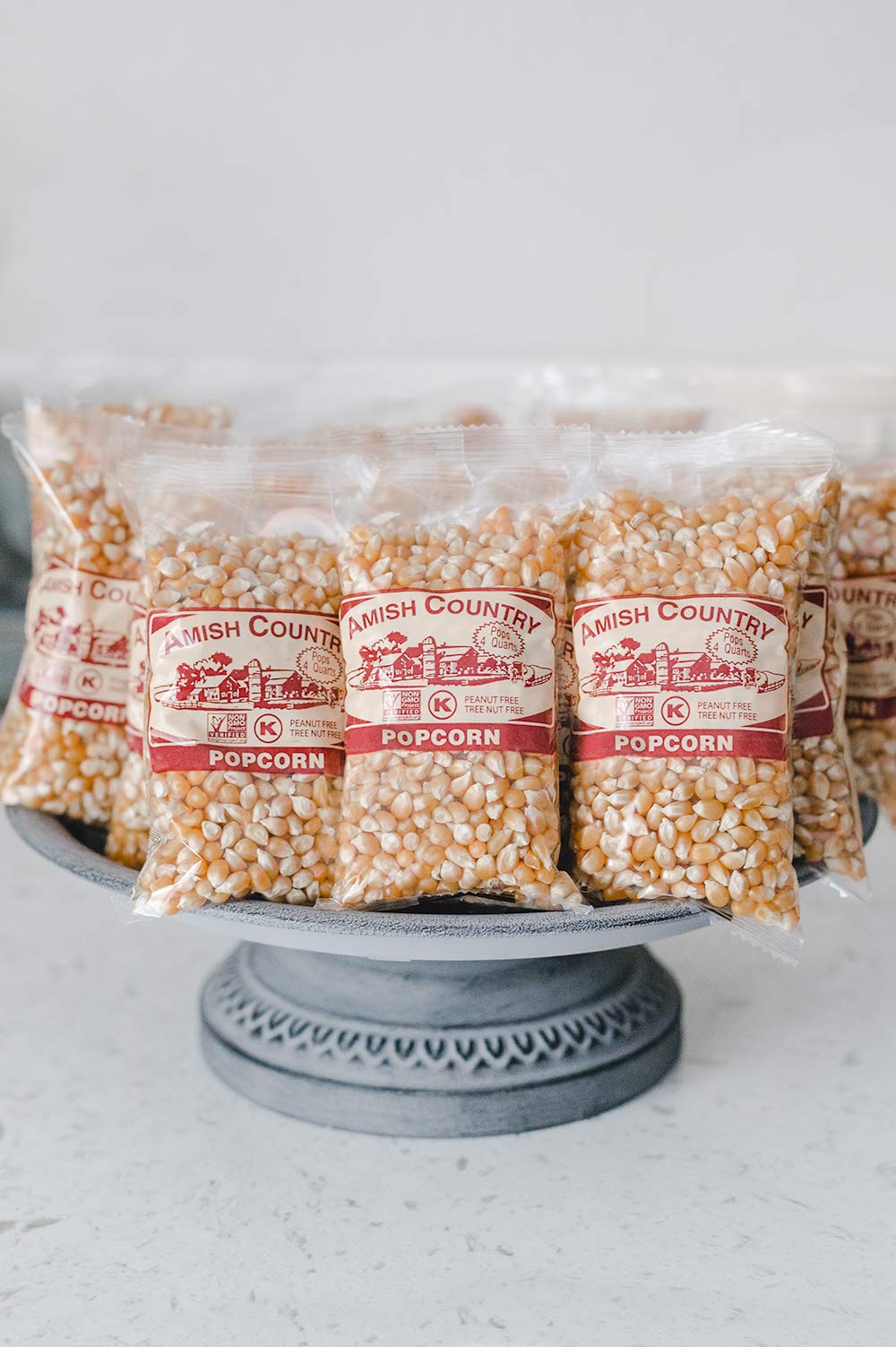 Amish Country Popcorn | 24 (4oz Bags) Baby Yellow Popcorn | Old Fashioned, Non-GMO and Gluten Free