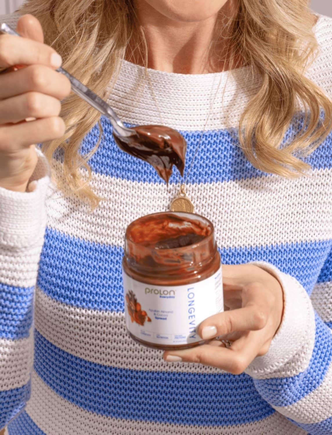 ProLon Almond Chocolate Spread | Low Sugar Keto Snack | Vegan, Gluten-Free | 1 Jar