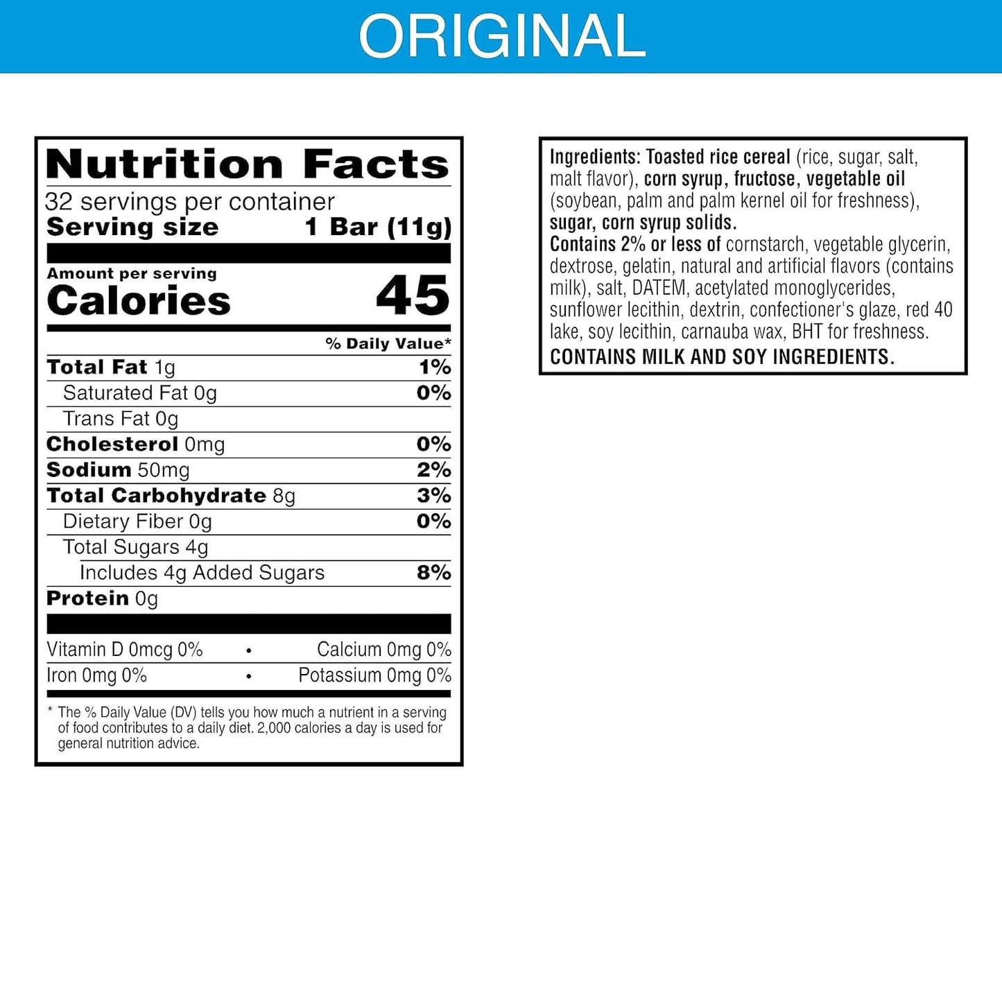Muchai Innovations Rice Crispies   Mini Squares - Sweet Marshmallow Snack, Individually Wrapped, Full Size, Ideal for Parties
