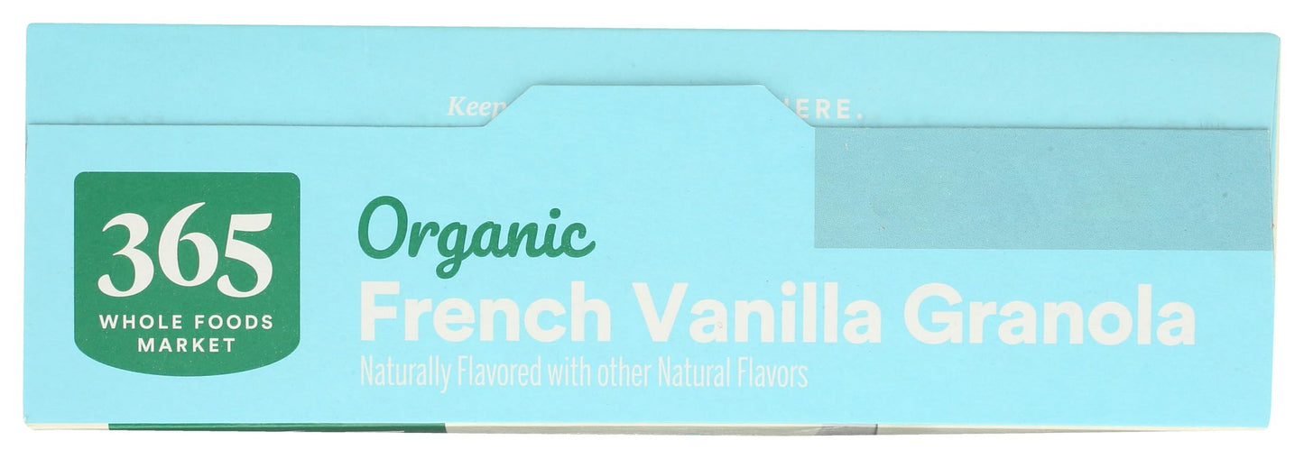 365 by Whole Foods Market Organic French Vanilla Almond Granola, 17 Ounce - Healthy Snack, Gluten-Free, Non-GMO